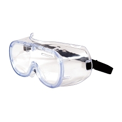 Bouton® 248-5290-300B 552 Softsides™ 248-5290 Non-Vented Single Protective Goggles, Anti-Scratch Polycarbonate Lens, Yes UV Protection, Elastic Strap, ANSI Z87.1