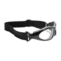 Bouton® 250-50-0420 Fuselage™ Dual Lens Protective Glasses, Anti-Fog, Clear Lens, Full-Frame Frame, Black/Gray, Nylon/Foam Lined Frame, Polycarbonate Lens, ANSI Z87.1+, CSA Z94.3