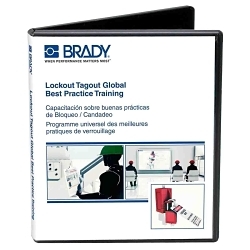 Brady® 132427 Safety Training USB, English/Spanish/French/Portuguese/Simplified Chinese, Lockout Tagout Safety Training Video: Global Best Practice Training, 25 min