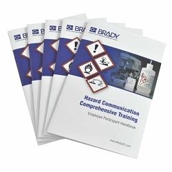 Brady® 132458 Training Employee Handbook, English, Hazard Communication Comprehensive Training, 20 Pages, Booklet Book Format