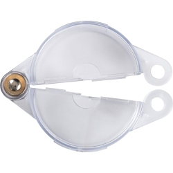 Brady® 145581 Gate Valve Lockout, Fits Minimum Handle Size: 1 in, Fits Maximum Handle Size: 2-1/2 in, 1 Padlocks, -40 deg F Min, 302 deg F max