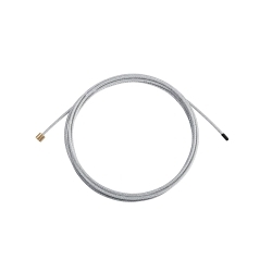 Brady® 170408 All Purpose Lockout Cable, 0.125 in Dia Cable x 8 ft L Cable PVC Coated Steel Cable, Clear