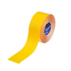 Brady® 177014 ToughStripe Max Solid Floor Tape, 100 ft L x 3 in W, Yellow, B-553 Polyester