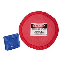Brady® 177437 Magnetic Non-Lockable Confined Space Cover, For Use With Fits Standard 39 in Opening Manway
