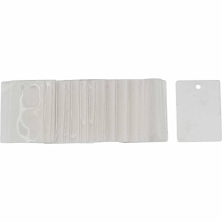 Brady® 23325 Rectangular Laminating Pouch, For Use With Heat Laminator, Polyester, Clear, 3-1/2 in W x 2-1/2 in H