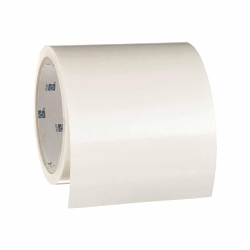 Brady® 25969 1-Sided Laminated Cartridge Label Tape, 30 ft L x 4-1/4 in W, Permanent Acrylic Adhesive, Polyester Backing, Clear