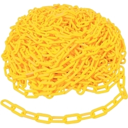 Brady® BradyLink® 37860 Warning Chain, 3 in, 100 ft L, Yellow, B-900 Polyethylene