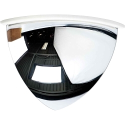Brady® 86343 Safety Mirror, Quarter Dome Shape