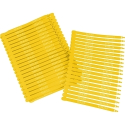 Brady® 95196 Truck Lock Seal, 7-1/2 in L, SEAL Legend, Plastic, Yellow