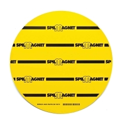 Brady® Spill Magnet™ 96229 Drain Cover, Vinyl, Black on Yellow