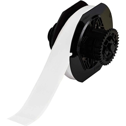 Brady® B30C-1125-569-WT B30 High Performance Polyester Tape, 100 ft L x 1-1/8 in W, B-569 Polyester, White