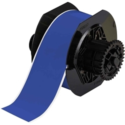 Brady® B30C-2250-569-BL B30 High Performance Polyester Tape, 100 ft L x 2-1/4 in W, B-569 Polyester, Blue