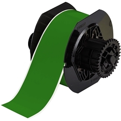 Brady® B30C-2250-569-GN B30 High Performance Printer Label, 100 ft L x 2-1/4 in W, B-569 Polyester, Green