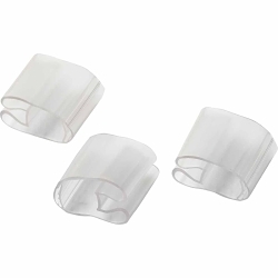 Brady® DuraSleeve® DMC-8/16-15 Wire Marking Carrier, 15 mm L x 0.59 in W, Clear