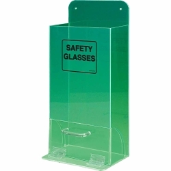Brady® MVSDG 1-Compartment Deluxe Unfilled Visitor Spec Dispenser, 20 to 25 Glasses Capacity, 18 in H x 8 in W x 4 in D, Acrylic, Wall Mount