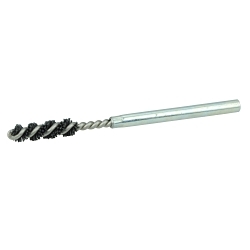 Bore-Rx™ 22603 Power Tube Brush, 7 mm Dia 1 in L, 3-1/2 in OAL, 0.026 in Dia Filament/Wire, Nylon/Ceramic Fill