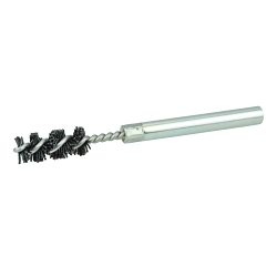 Bore-Rx™ 22607 Power Tube Brush, 11 mm Dia 1 in L, 3-1/2 in OAL, 0.026 in Dia Filament/Wire, Nylon/Ceramic Fill