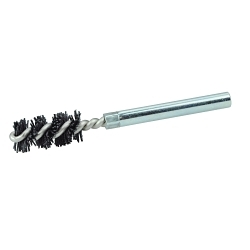 Bore-Rx™ 22608 Power Tube Brush, 12 mm Dia 1 in L, 3-1/2 in OAL, 0.026 in Dia Filament/Wire, Nylon/Ceramic Fill