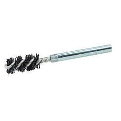 Bore-Rx™ 22610 Power Tube Brush, 14 mm Dia 1 in L, 3-1/2 in OAL, 0.026 in Dia Filament/Wire, Nylon/Ceramic Fill