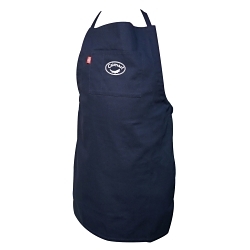 Caiman® 3002-1 Welding Apron, S, M, XL, 36 in L x 26-3/4 in W, Cotton/Cotton Twill, Navy, Strap Closure, 2 Pockets