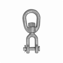 CampbellĀ® 3641635 Jaw and Eye Swivel, 12500 lb Load, 1 in Thread