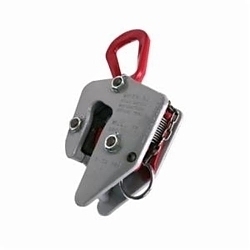 Campbell® 6420701 Locking E Plate Clamp, 3 ton Load, 1-1/4 in Jaw Opening, 7-1/4 in OAW, Forged Steel, Load Activated Locking