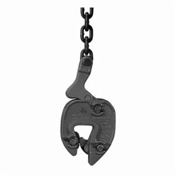 Campbell® 6423805 GX Series Short Leg Structural Clamp With Chain Connector, 1 ton Load, 1/16 to 3/4 in Jaw, Drop Forged Heat Treated Alloy Steel, Non-Locking Locking