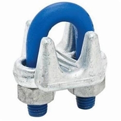 Campbell® 6990234 1000-G Wire Rope Clip, 1/8 in, Forged Carbon Steel, 2 Clips