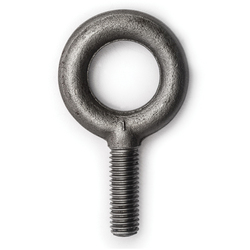 Campbell® 7100122 Fixed Plain Eye Bolt, 5/16-18, 1-1/8 in L Shank, Drop Forged Carbon Steel, Self-Colored
