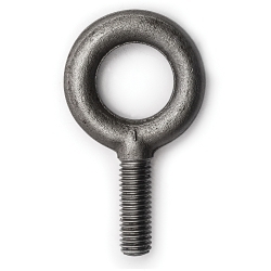 Campbell® 7100127 Fixed Plain Eye Bolt, 7/8-9, 2-1/4 in L Shank, Drop Forged Carbon Steel, Self-Colored
