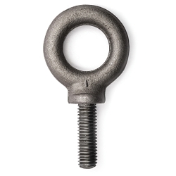 Campbell® 7100221 Fixed Shoulder Eye Bolt, 1/4-20, 1 in L Shank, Drop Forged Carbon Steel, Self-Colored