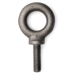Campbell® 7100222 Fixed Shoulder Eye Bolt, 5/16-18, 1-1/8 in L Shank, Drop Forged Carbon Steel, Self-Colored