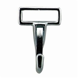 Campbell® T7600561 Rigid Strap Eye Spring Snap, 1-1/2 in, 3-13/16 in OAL, 1-1/2 in ID Eye, 80 lb Load, Zinc Plated