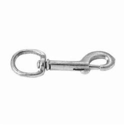 Campbell® T7601201 Round Swiveling Eye Bolt Snap, 1/2 in, 4 in OAL, 1/2 in ID Eye, 110 lb Load, Zinc Plated