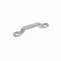 Campbell® T7691801 Footman Strap Loop, 1 in, 1/4 in Dia, 1 in L Inside Loop, 2-5/8 in L, Die Cast Metal, Silver