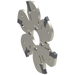 CERATIZIT 5038410002 MaxiMill SX Slot Milling and Parting Off Cutter, 3.937 in Dia Cutter, 0.0787 in W Cutting, 8 Teeth, 0.8661 in Dia Shank, 0.1053 in OAL