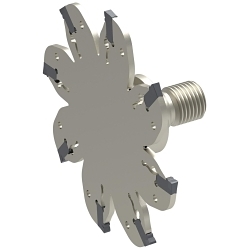 CERATIZIT 5039410002 MaxiMill Milling Cutter, (8) Flutes, Right Cutting