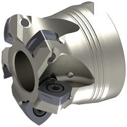 CERATIZIT 5069304004 MaxiMill Shell Mill, 1.5748 in Dia Cutting, Right Hand Cutting, 0.6299 in Arbor/Shank, (4) Flutes