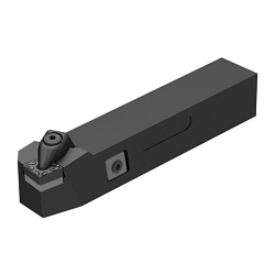 CERATIZIT 70500825 MaxiLock-D Toolholder with Top Clamping, DCBNR Tool Holder, Right Hand Cutting, 0.9843 in H x 0.9843 in W, 75 deg Lead Angle, 5.9055 in OAL