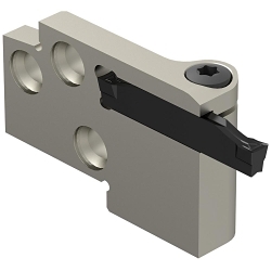 CERATIZIT 70827016 ModularClamp MSS Axial Grooving Module, Left Hand Cutting, AX05 Insert, Insert Compatibility: AX05, 0.1181 in W Min Groove