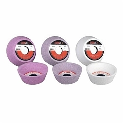 CGW® 34900 Cup Grinding Wheel, 4 in Dia x 2 in THK, 20 mm Center Hole, 80 Grit, Premium Aluminum Oxide Abrasive