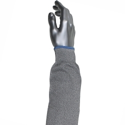 Claw Cover® MS2696-14 1-Ply Lightweight Blended Sleeve, 14 in L, HPPE with Stainless Steel Wire/Anti-Microbial Fibers, Gray