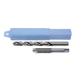 Cle-Line® C22303 1860 Tap and Drill Set, 2 Pieces, 3/8-16 Tap Thread, 5/16 in Drill, Spiral Point Tap, Plug Tap Chamfer
