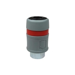 Coilhose® 110C Euro/Megaflow Pneumatic Connector, 1/4 in, FPT, Composite