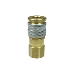 Coilhose® 111 Euro/Megaflow Pneumatic Connector, 3/8 in, FPT, Brass