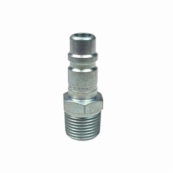 Coilhose® 1203 Coilflow Manual Industrial Type 12 Manual Industrial Hose Connector, 1/2 x 3/8 in Nominal, Quick Connect Coupler x MNPT, 300 psi Pressure, Steel, Domestic