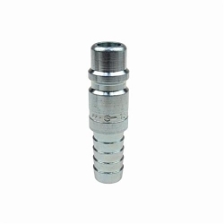 Coilhose® 1208 Coilflow Manual Industrial Type 12 Manual Industrial Hose Connector, 1/2 in Nominal, Quick Connect Coupler x Hose Barb, 300 psi Pressure, Steel, Domestic