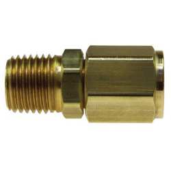 Coilhose® CF0404S Swivel Conversion, Swivel, 1/4 in Nominal, MNPT x FNPT End Style, Brass, Domestic