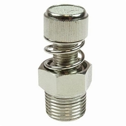 Coilhose® RM28 Adjustable Flow Muffler, 1/4 in NPT Port, 125 psi