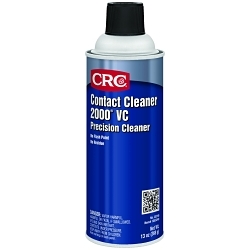 CRC® 02240 2000® VC Non-Flammable Precision Contact Cleaner, 16 oz Aerosol Can, Slight Ethereal Odor/Scent, Clear, Liquid Form